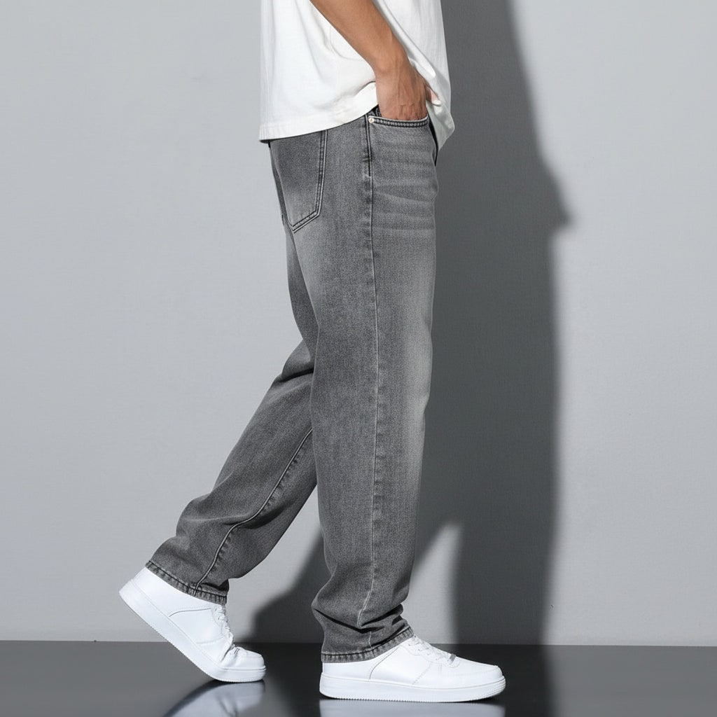Jeans Casual Vestibilità Ampia Stile Rilassato - Image 6