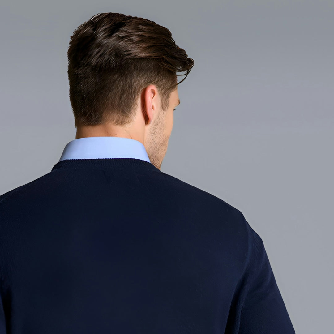 Maglione elegante da uomo girocollo invernale casual