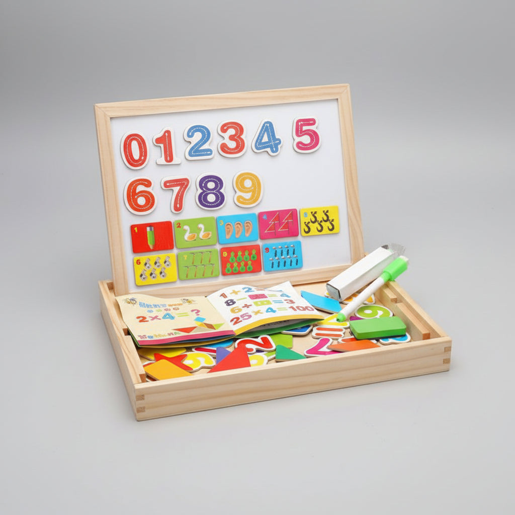 Tavolo Disegno Montessori Legno Magnetico Giocattolo Educativo