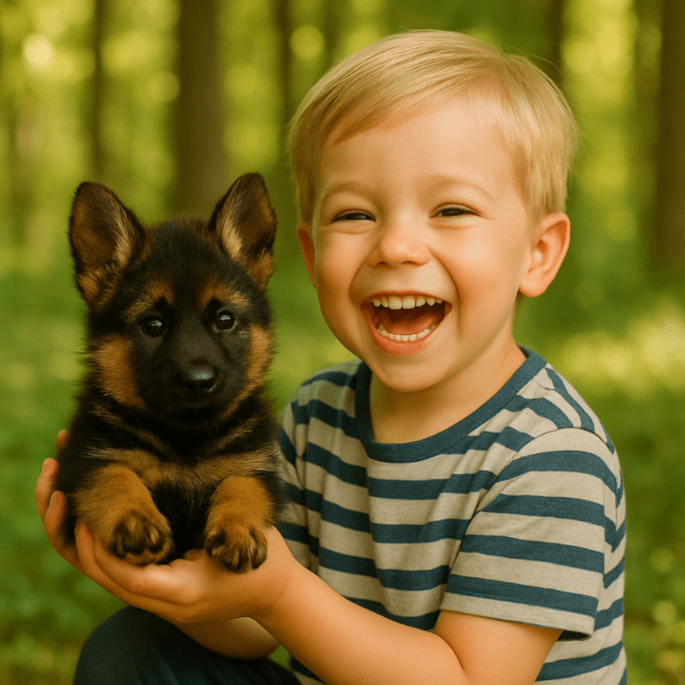 Realistic German Shepherd Puppy Toy – Interactive Walking, Barking & Wagging Electronic Pet - Image 4