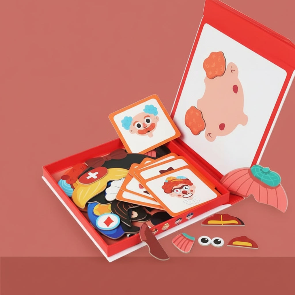 Educational Puzzle Toy Emotions Facial Recognition