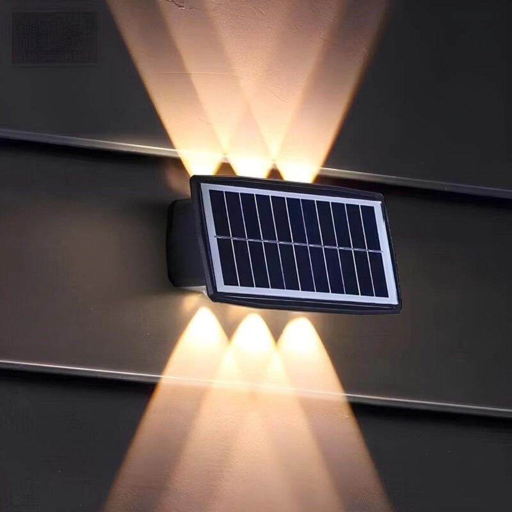 Lampada Solare Parete Esterno Design Efficiente - Image 5
