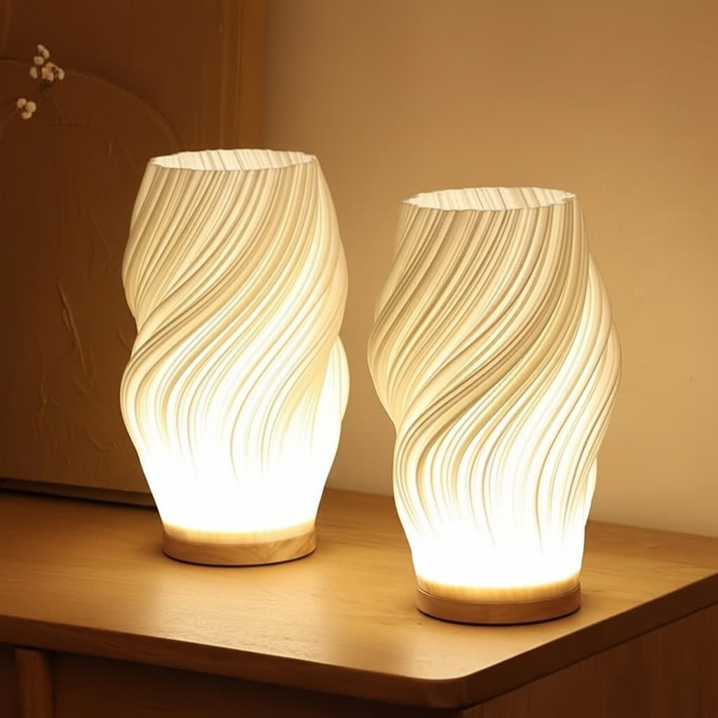 Lampada Tavolo Design Moderno Complemento Decorativo Casa - Image 2