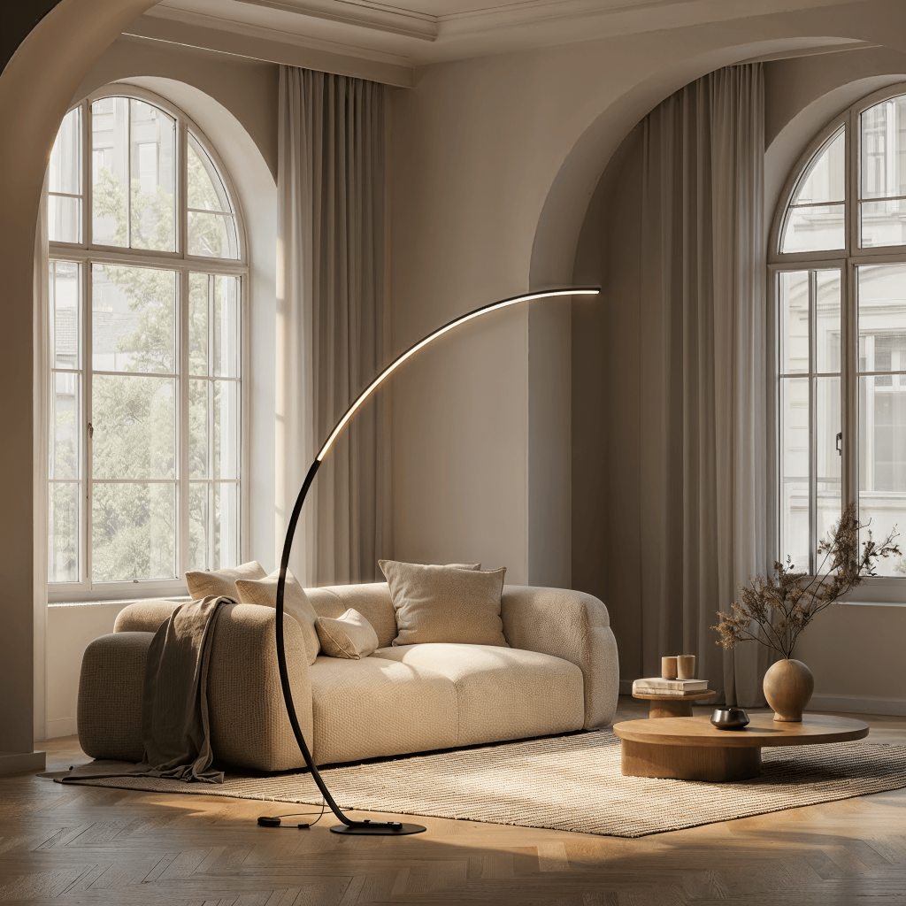Lampada Terra Arco Design Moderno - Image 3