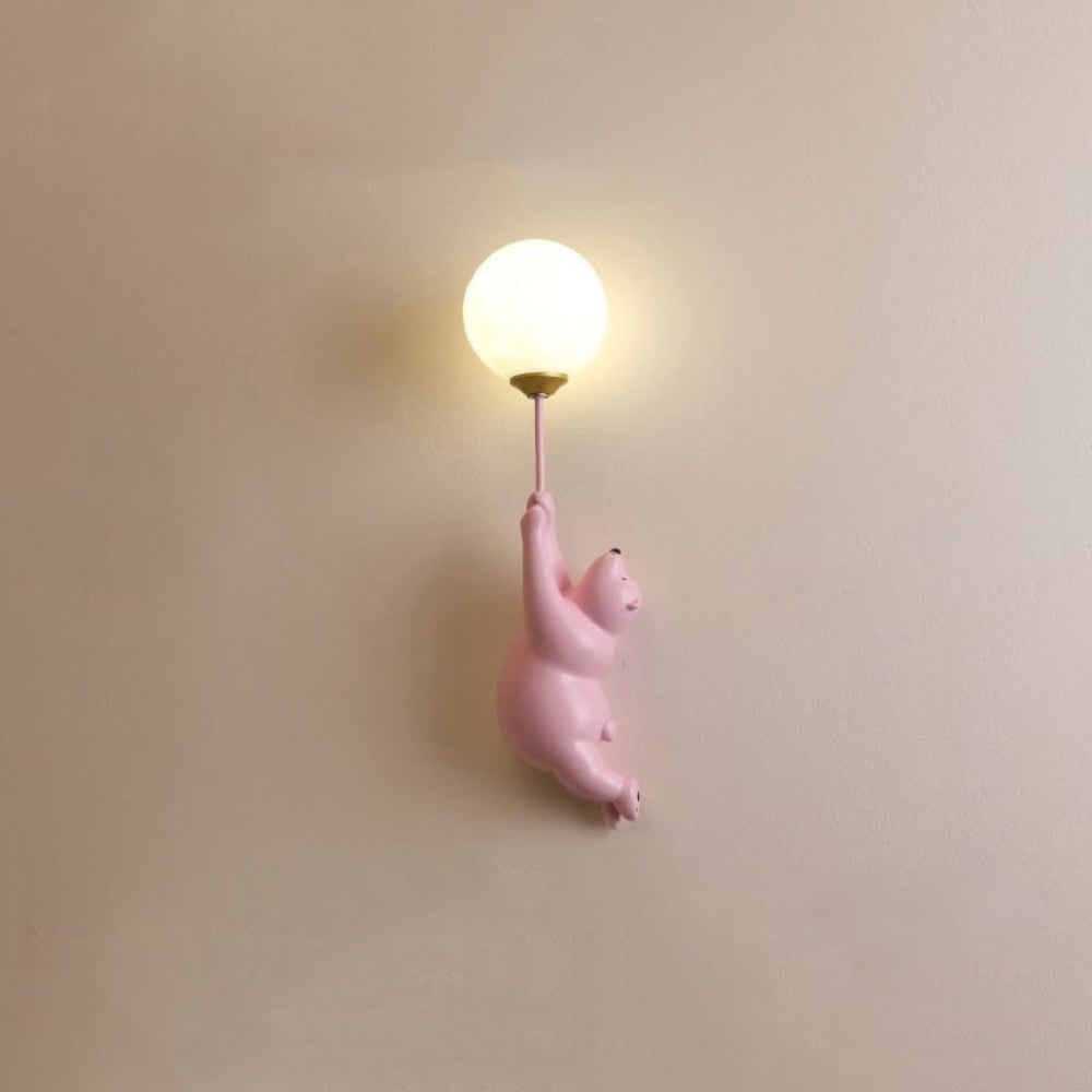 Lampade Parete Decorative Design Orso Complemento Casa Unico - Image 5