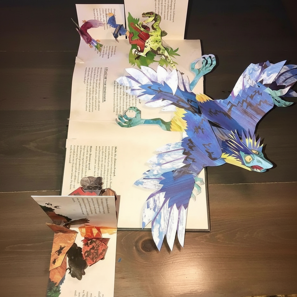 Libro Pop Up Dinosauri Avventura Interattiva - Image 5