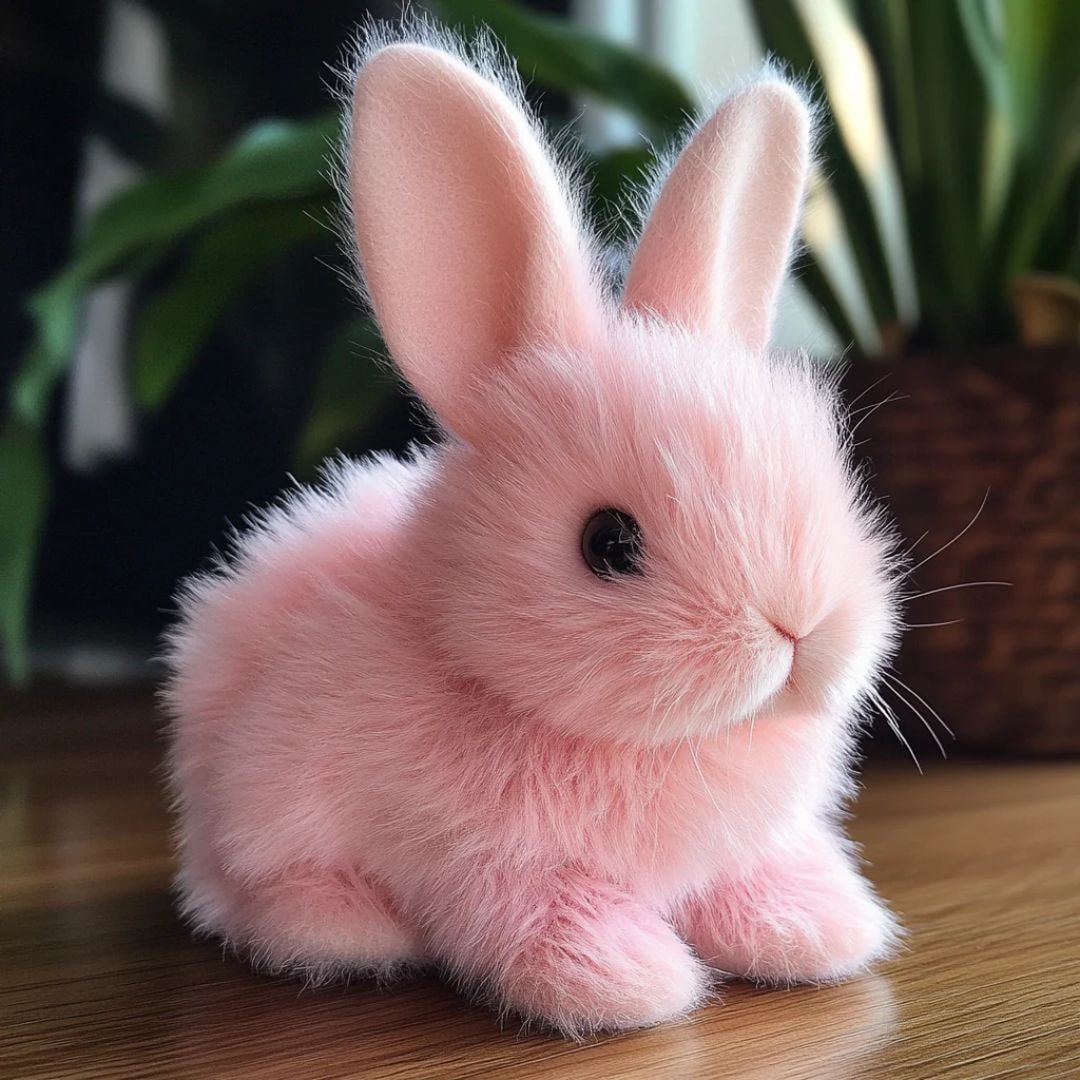Lifelike Bunny Toy Plush Easter Stuffed Animal Gift - Image 1