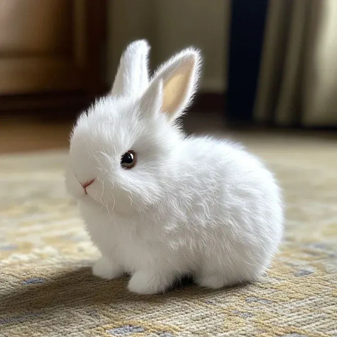 Lifelike Bunny Toy Plush Easter Stuffed Animal Gift - Image 8