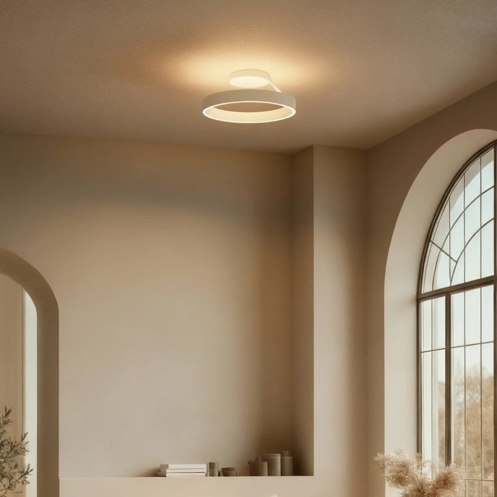 Light Ceiling Lamp Modern Round Design - Image 12