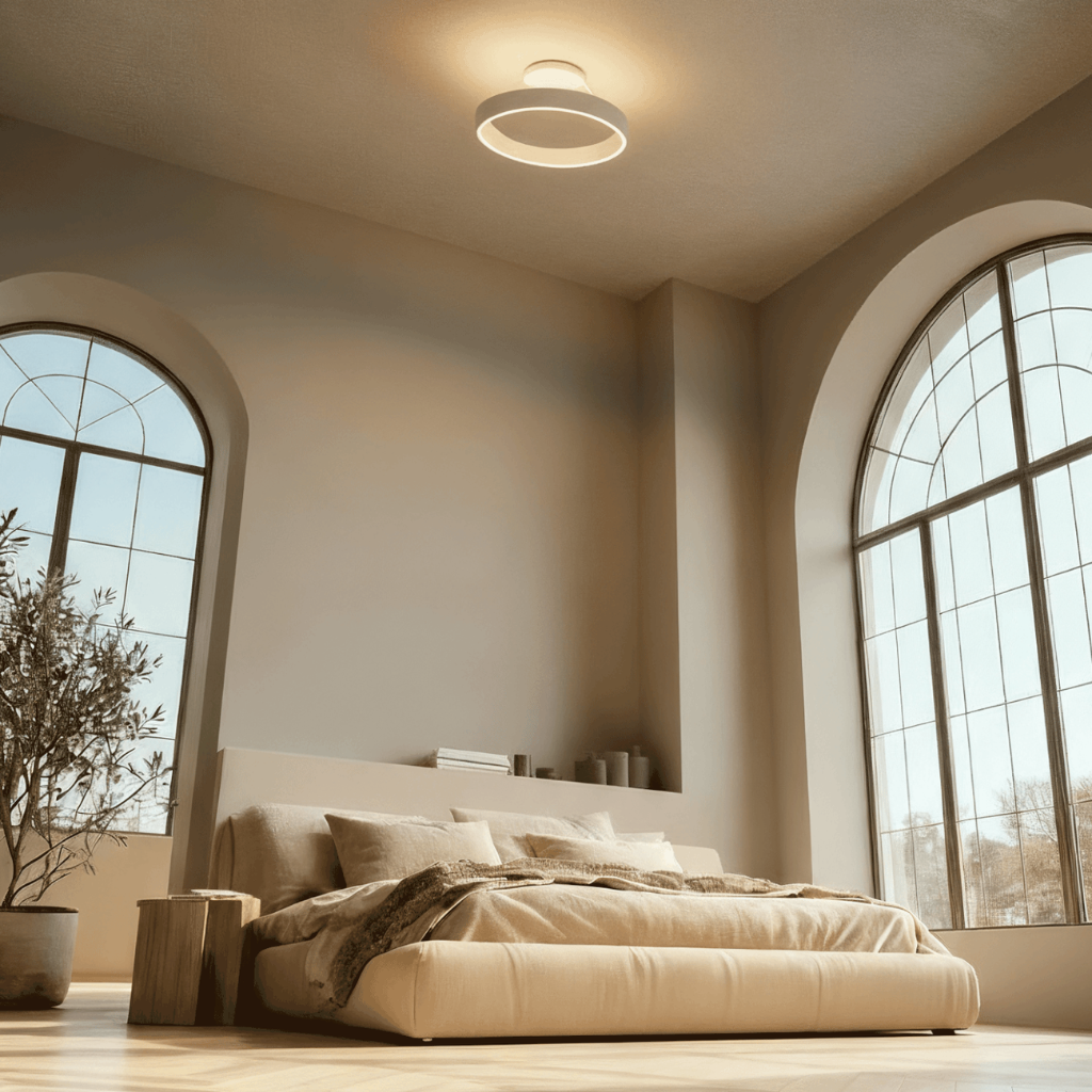 Light Ceiling Lamp Modern Round Design - Image 15