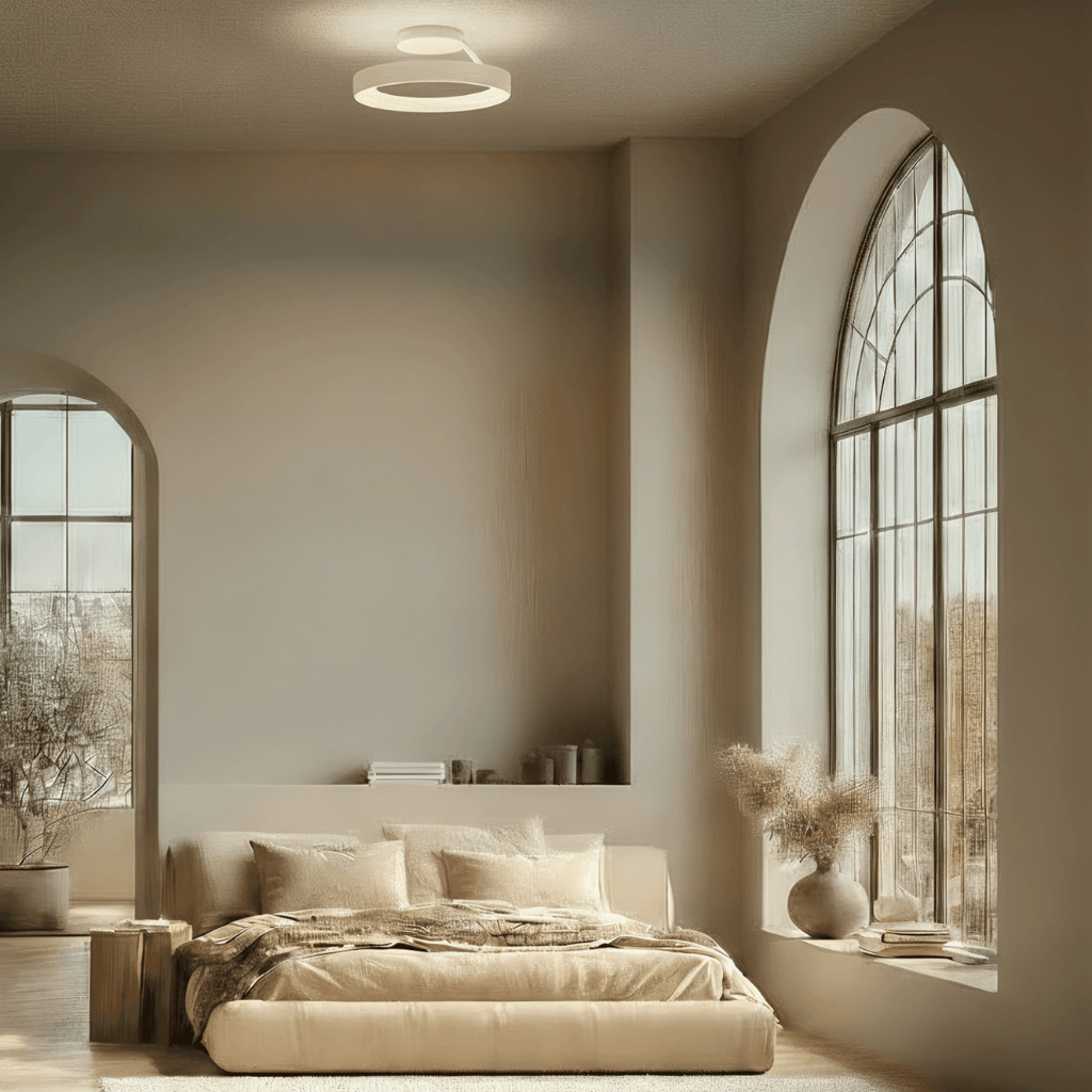 Light Ceiling Lamp Modern Round Design - Image 17