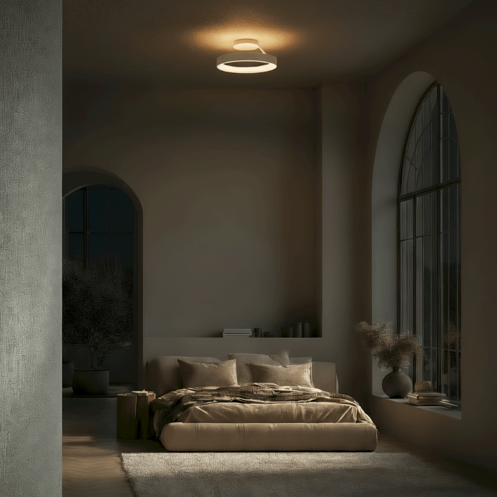 Light Ceiling Lamp Modern Round Design - Image 18