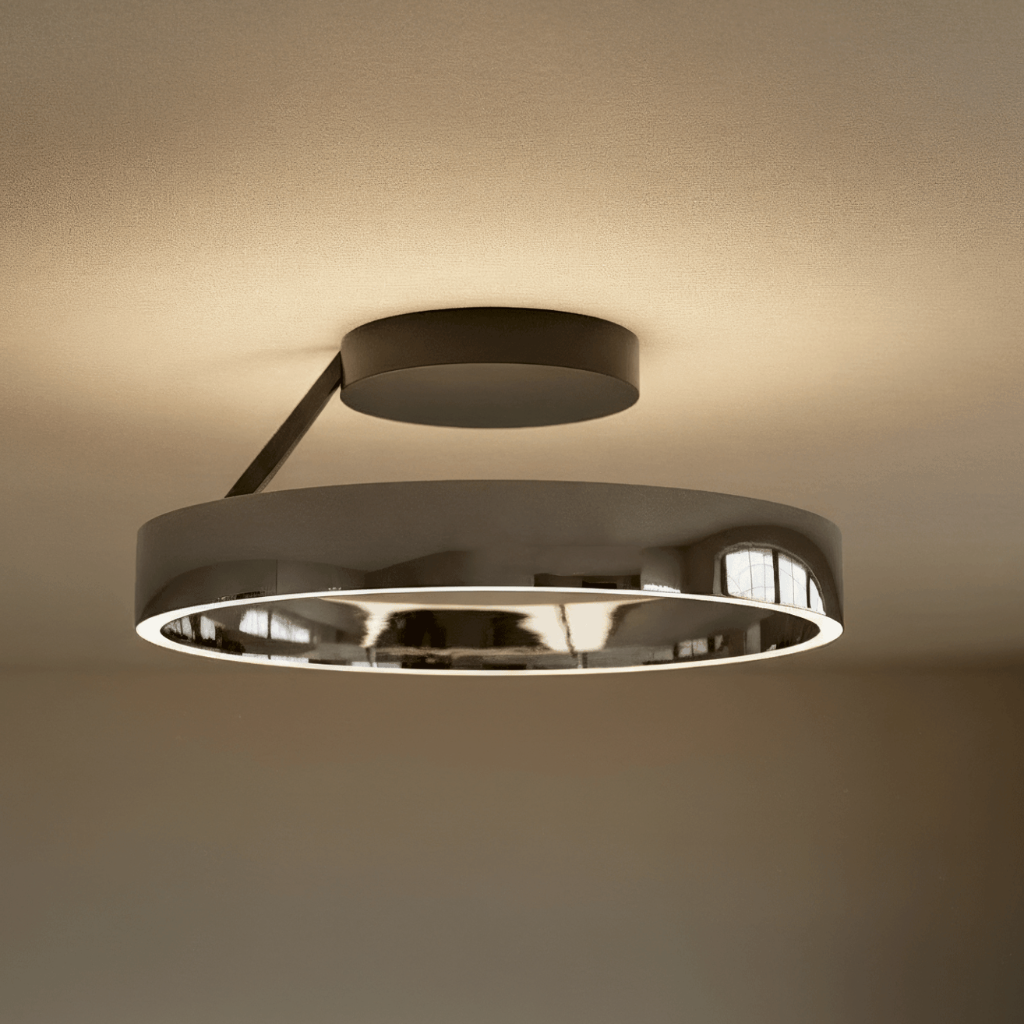 Light Ceiling Lamp Modern Round Design - Image 3