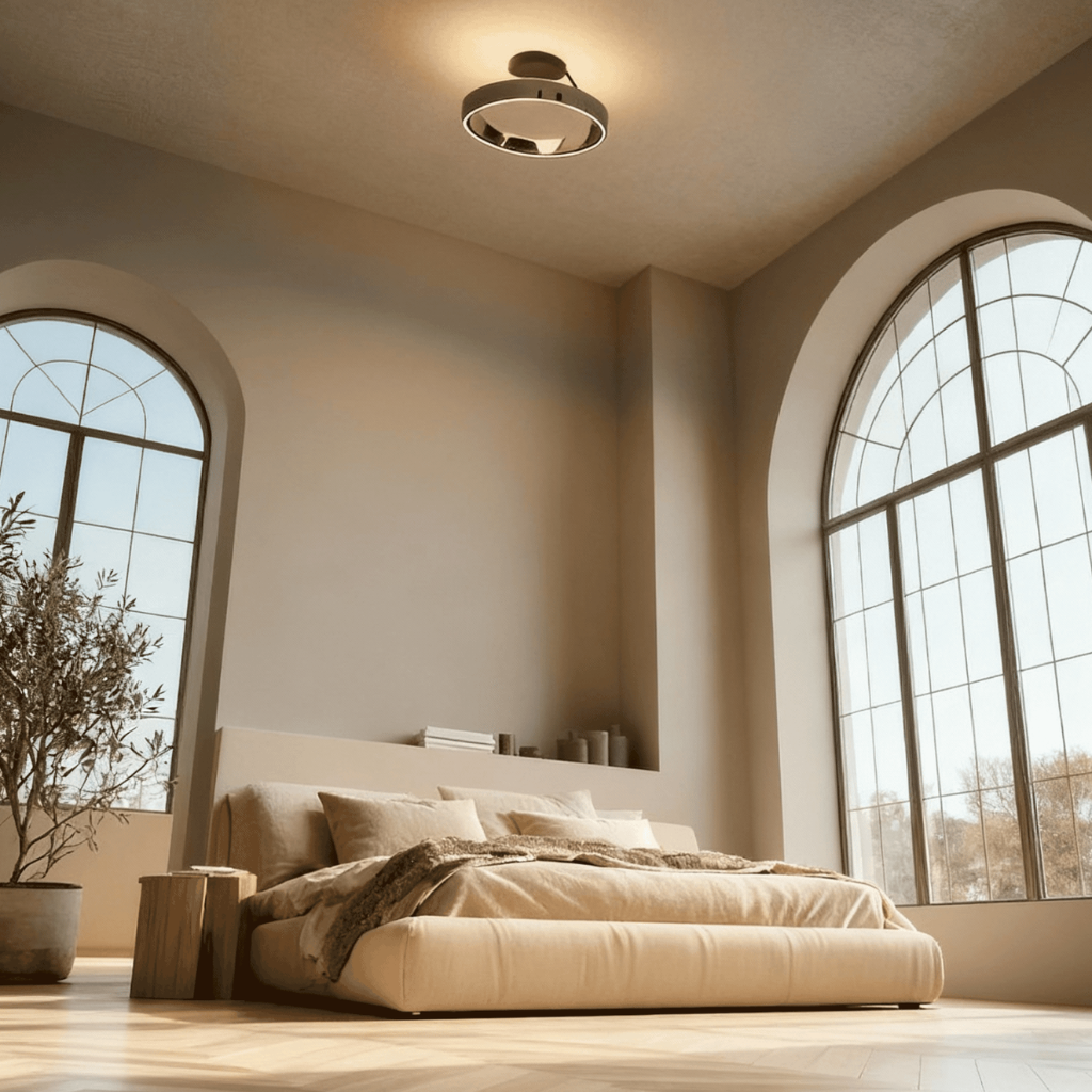 Light Ceiling Lamp Modern Round Design - Image 4