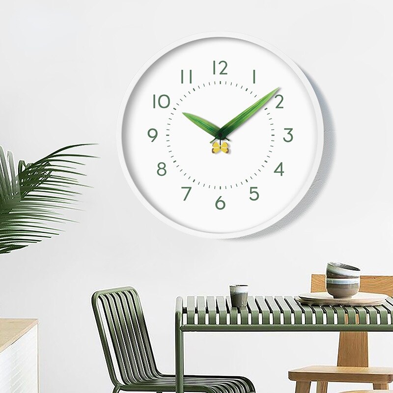 Orologio Perch Senza Tempo - Unico Orologio da Parete a Forma di Uccello con Design di Coccinella e Farfalla