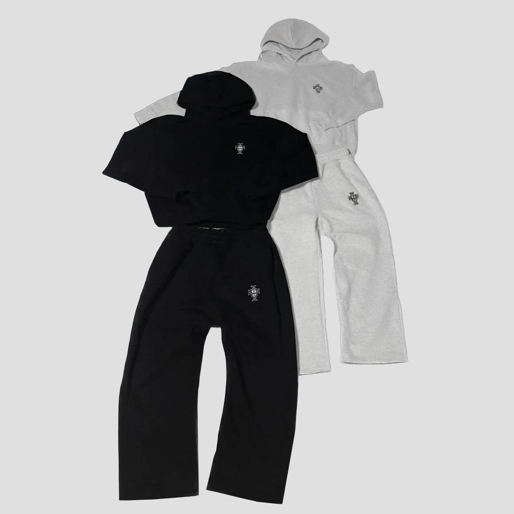 Trainingspak Heren Comfortabel Zacht Materiaal Tweedelig Set