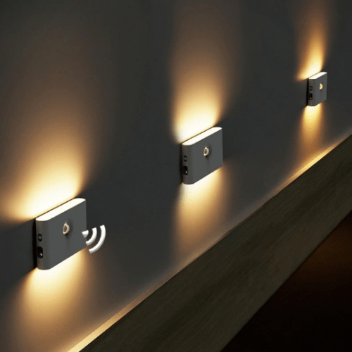 Luzes Noturnas LED de Indução Sem Fios