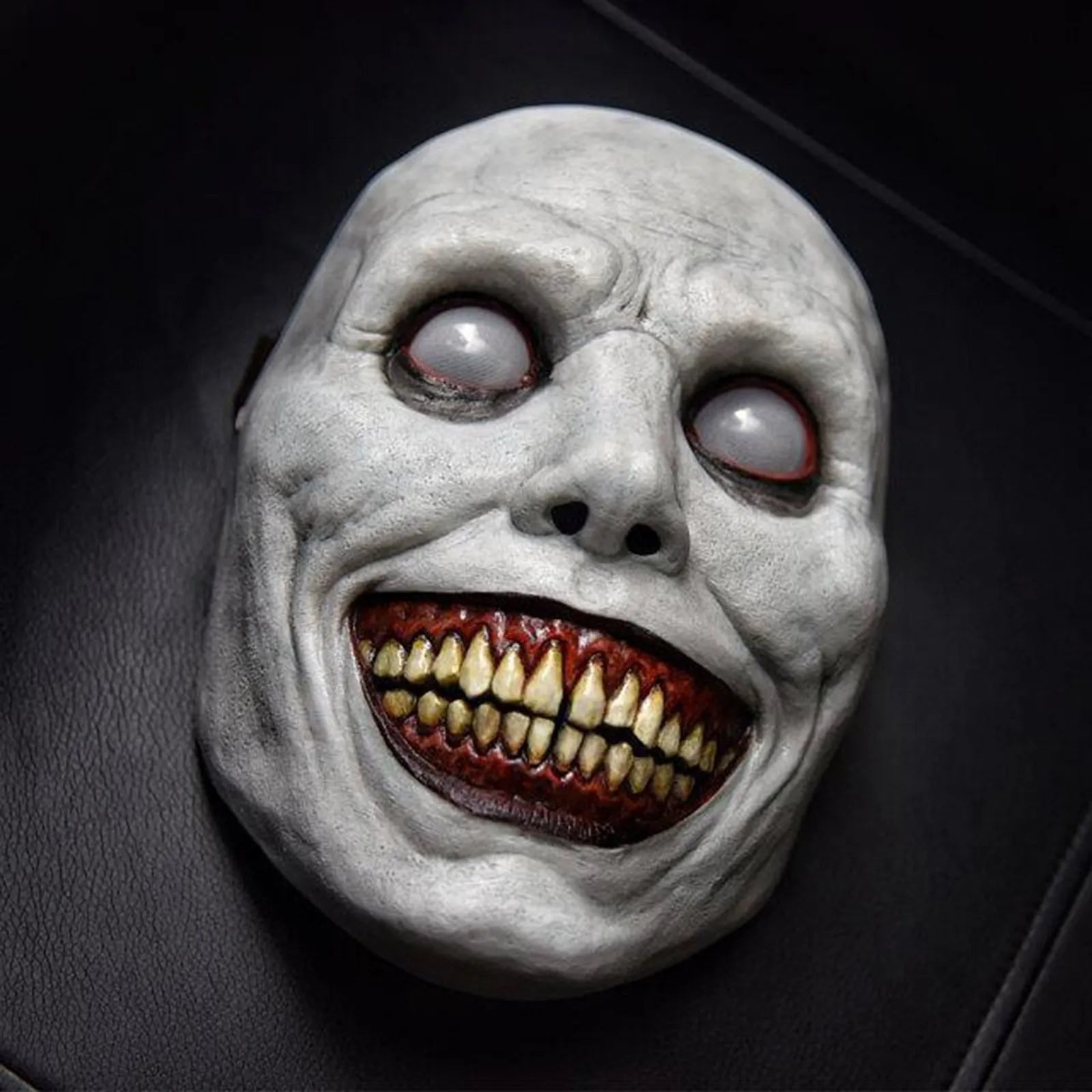 Maschera Halloween Demone Horror Cappuccio Festa - Image 5