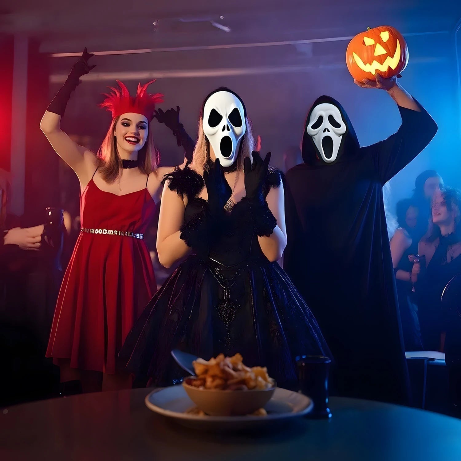 Maschera Horror Costume Di Halloween Design Spaventoso - Image 5
