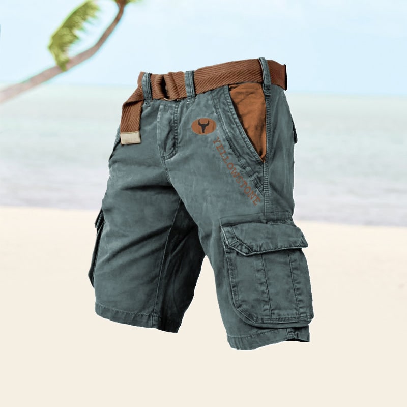 Men's Cargo Shorts Utility Style Versatile Fit Shorts With Pockets - Image 3