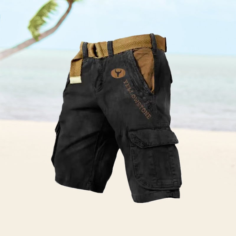 Men's Cargo Shorts Utility Style Versatile Fit Shorts With Pockets - Image 6