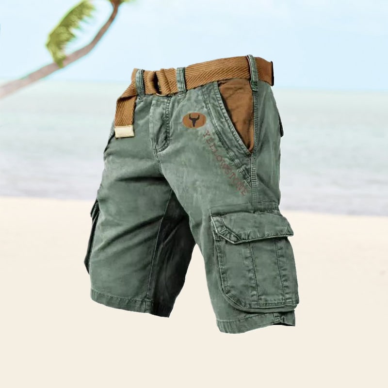 Men's Cargo Shorts Utility Style Versatile Fit Shorts With Pockets - Image 8