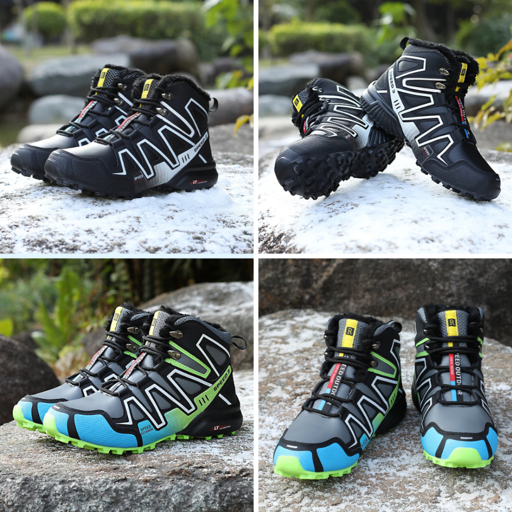Men's Da Trekking Scarpe Invernali Athletic | Lace-Up Boots - Image 9