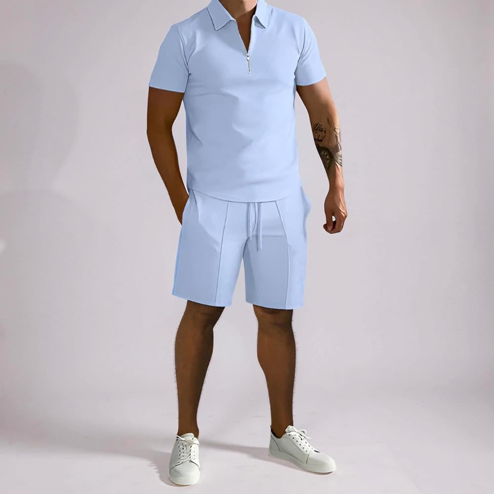 Men's Set Di Abbigliamento Polo Estiva Da Uomo Completo Estivo - Image 4