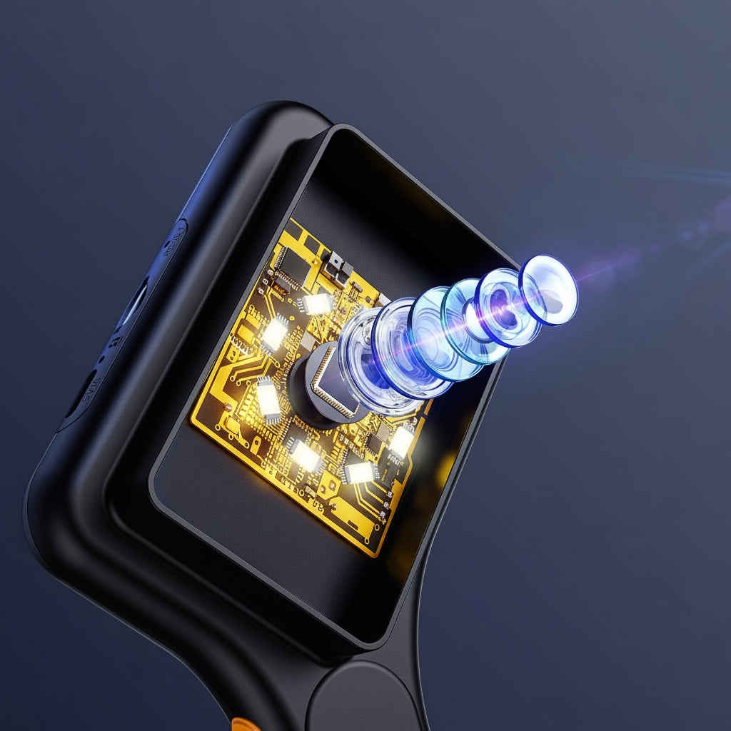 Microscopio Portatile Digitale 500X Ingrandimento Schermo IPS LED