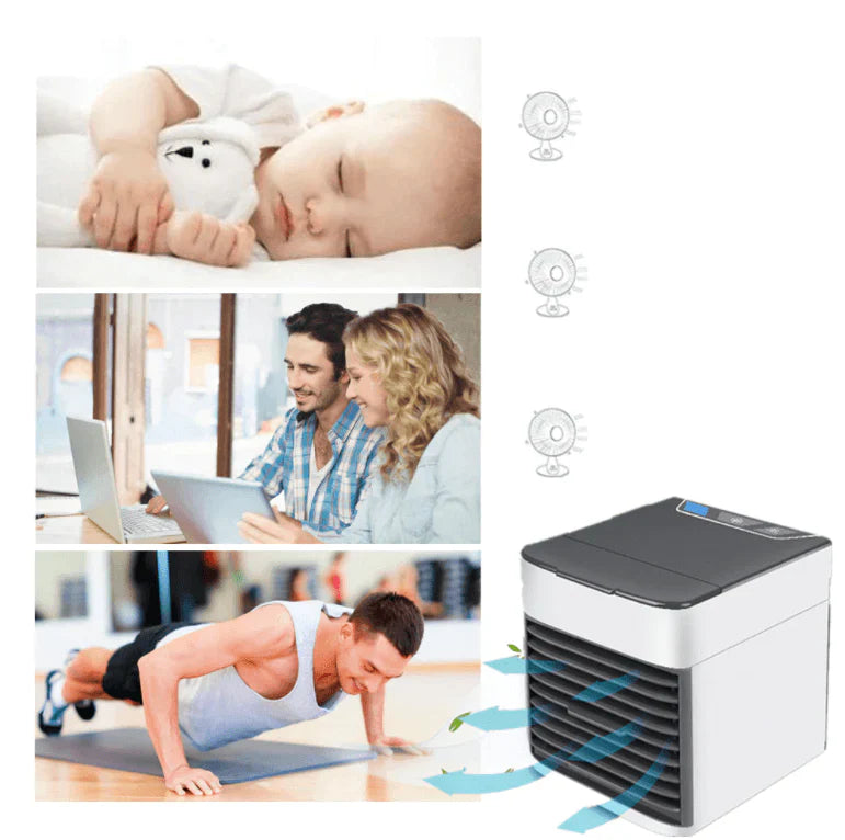 Draagbare Mini-Airconditioner - Koel, Bevochtig en Zuiver de Lucht Thuis of Op Kantoor