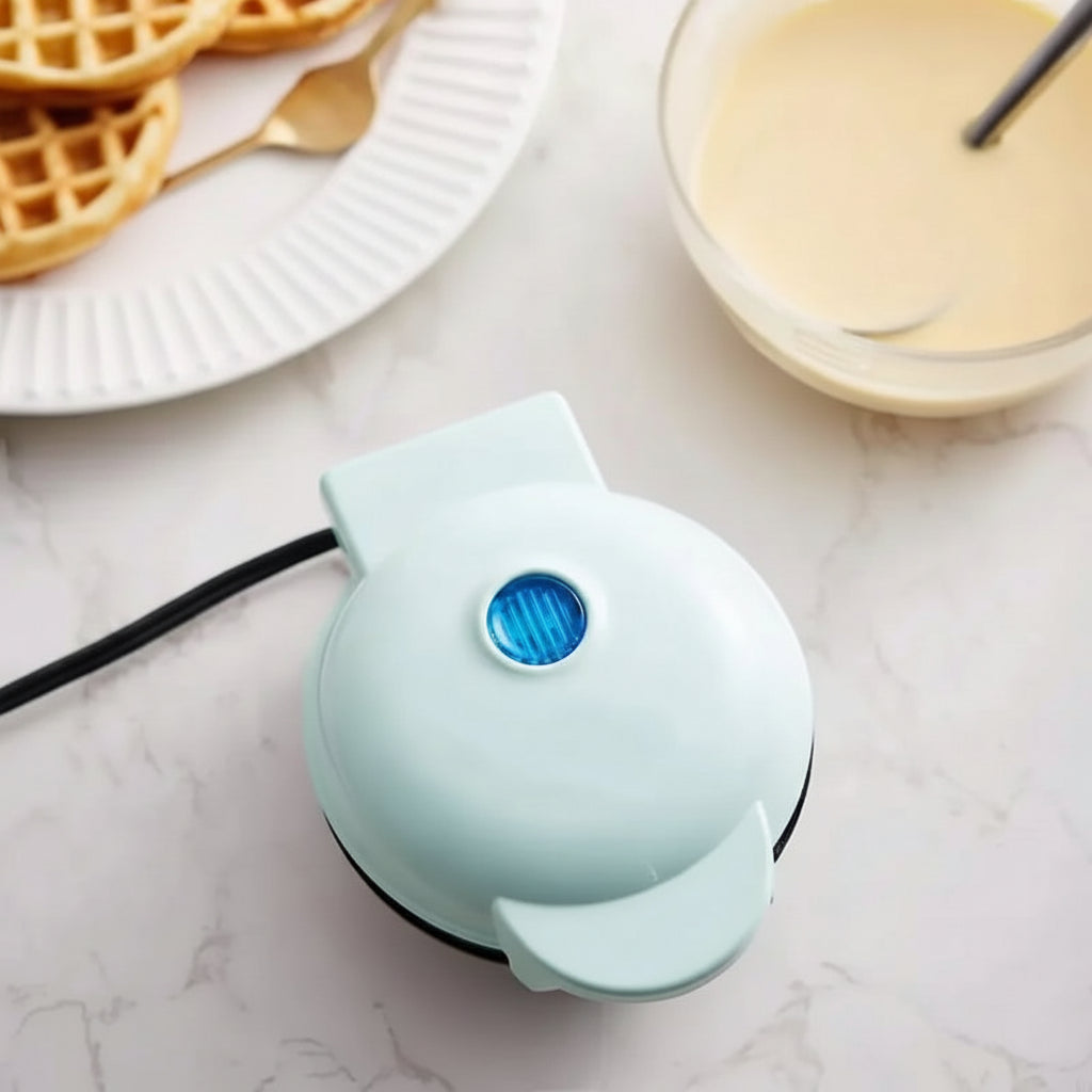 Mini Electric Waffle Iron Waffles Panini 350W
