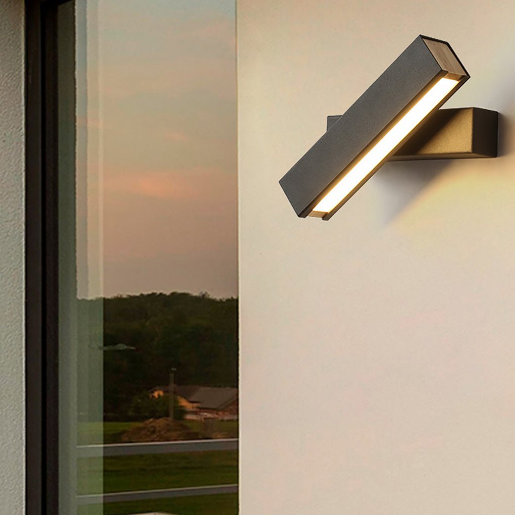 ElegantGlow - Candeeiros de Parede LED Giratórios Minimalistas