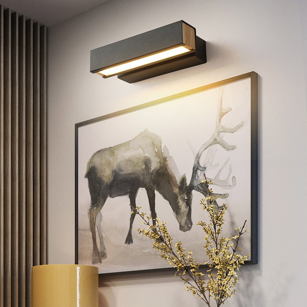 ElegantGlow - Candeeiros de Parede LED Giratórios Minimalistas