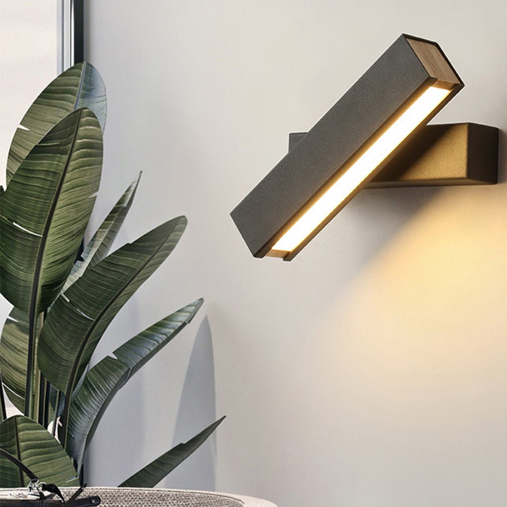 ElegantGlow - Candeeiros de Parede LED Giratórios Minimalistas