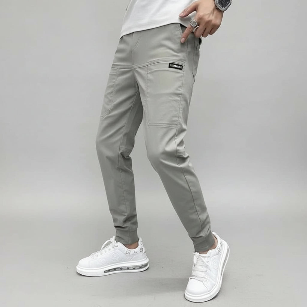 Casual Men's Pants Multiple Pockets Style Comfort