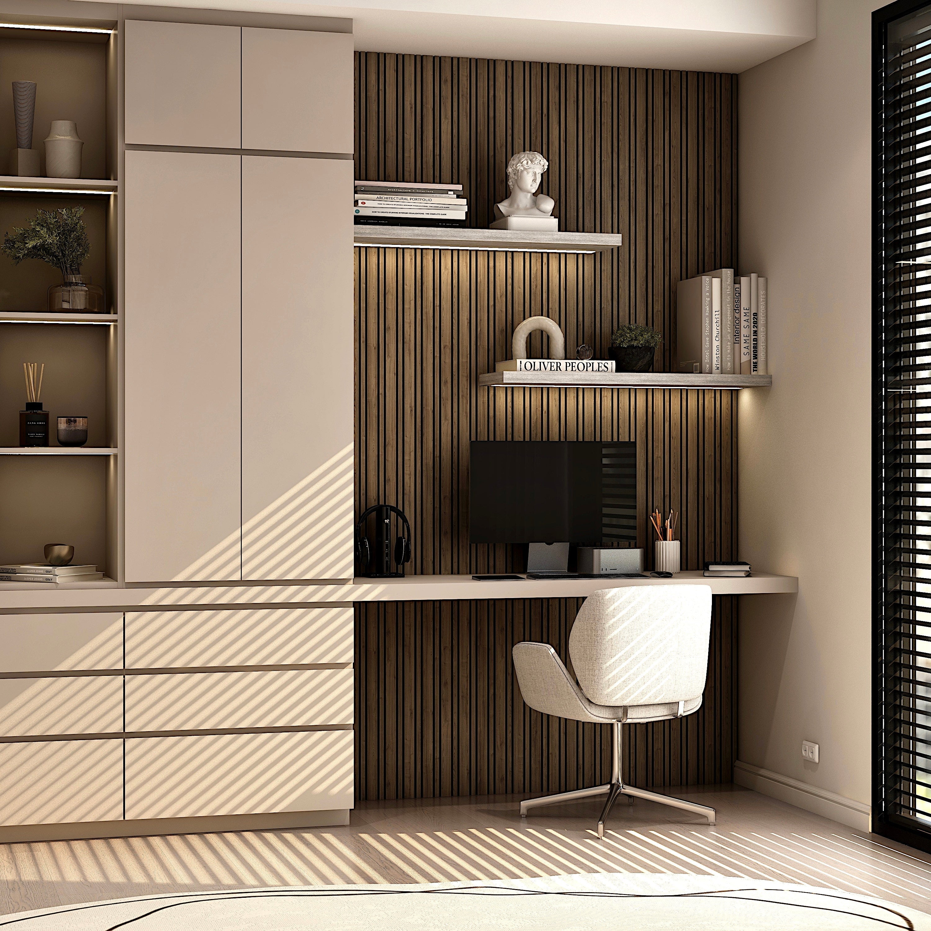Pannello in legno sottile acustico SlimWide