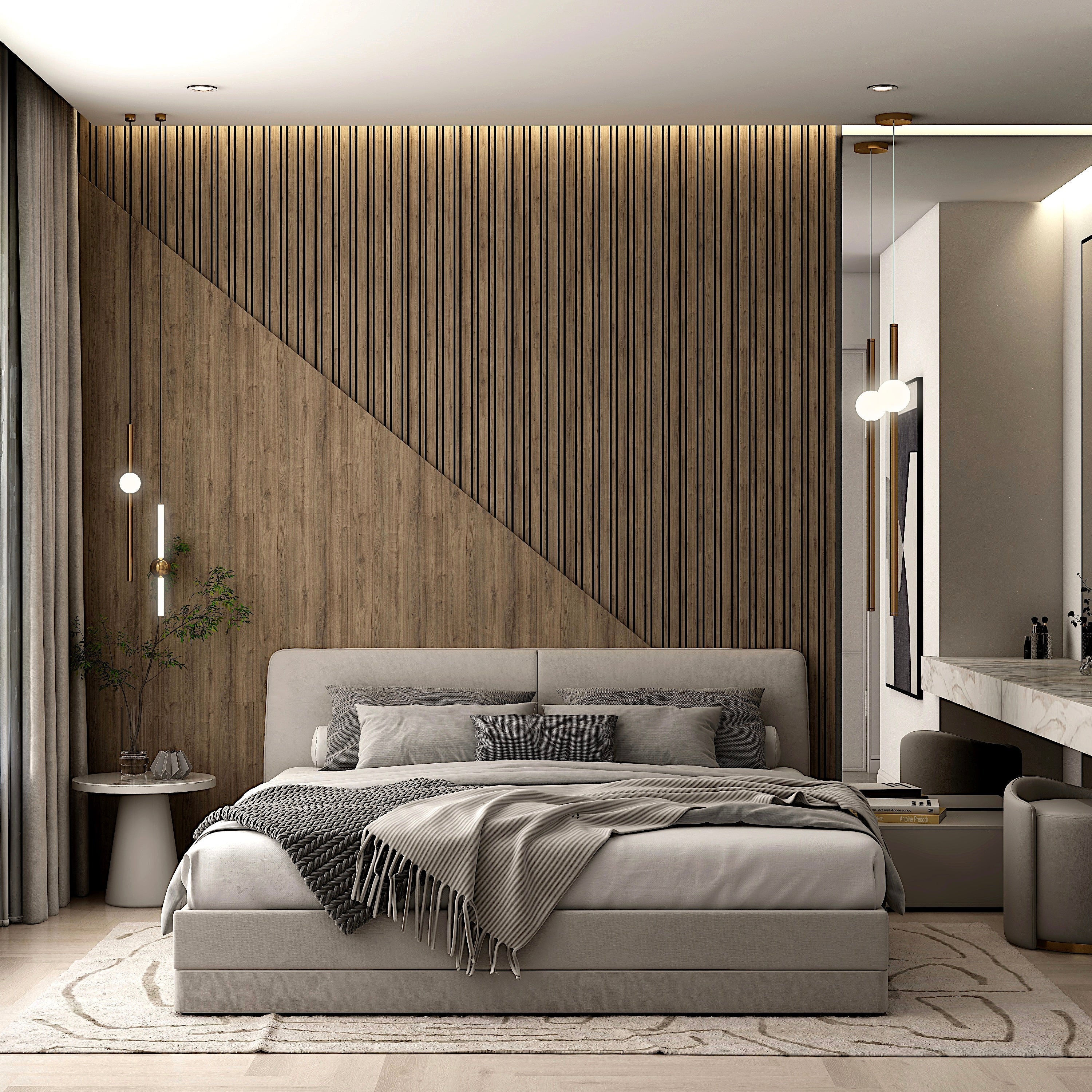 Pannello in legno sottile acustico SlimWide
