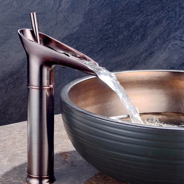 Rubinetto da Lavabo da Bagno a Cascata Antico
