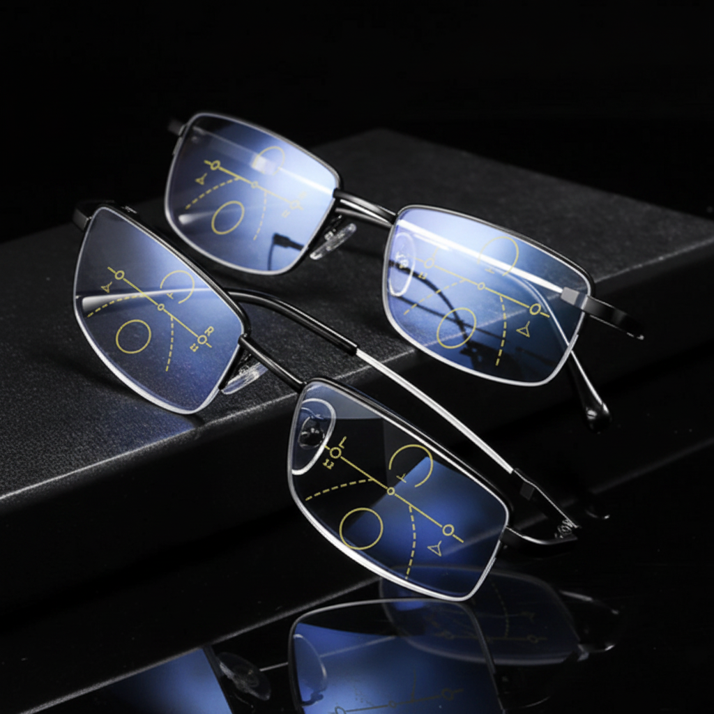 Occhiali Blu Luce Multifocali Design Moderno - Image 1