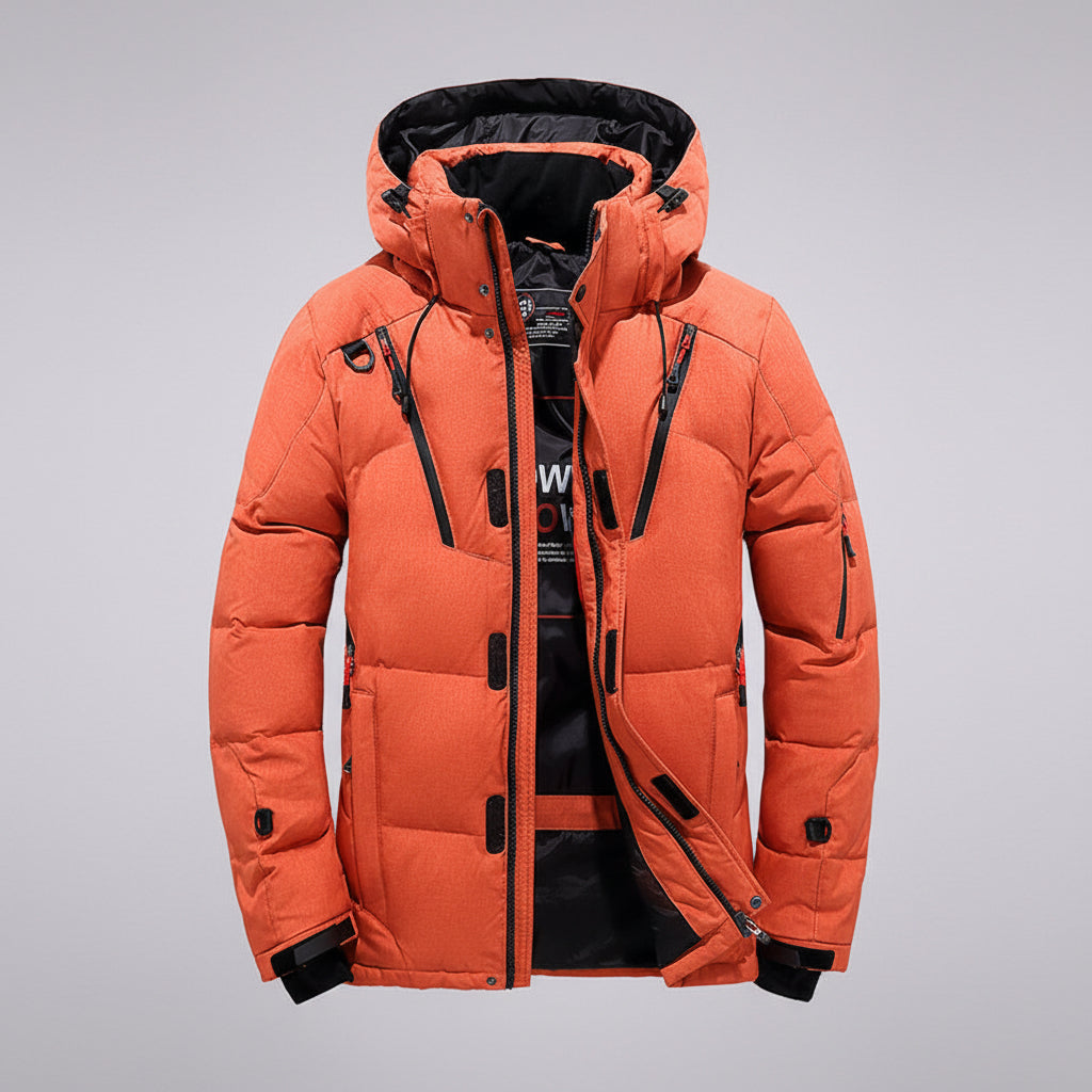 Waterproof Cold Weather Parka Adjustable Hood