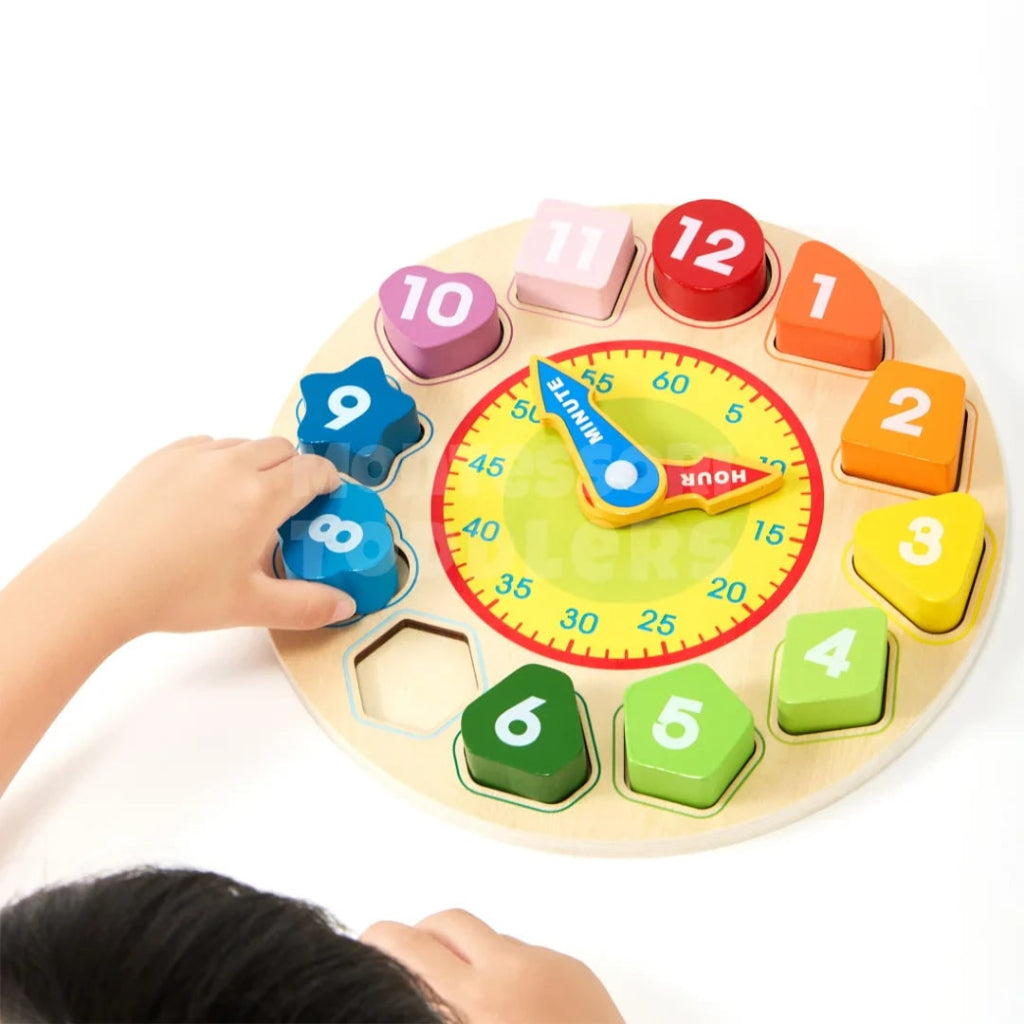Orologio Educativo Legno Puzzle Didattico - Image 2