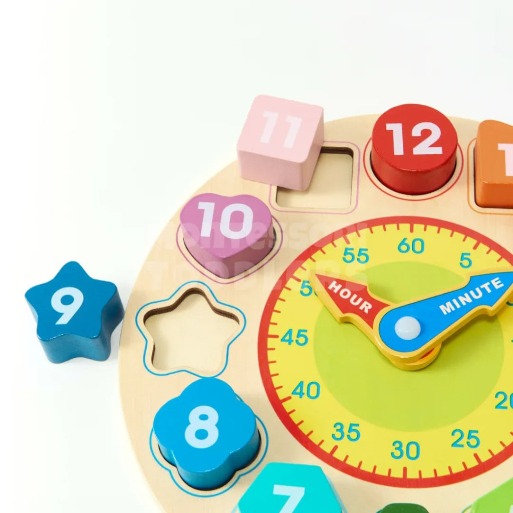 Orologio Educativo Legno Puzzle Didattico - Image 3