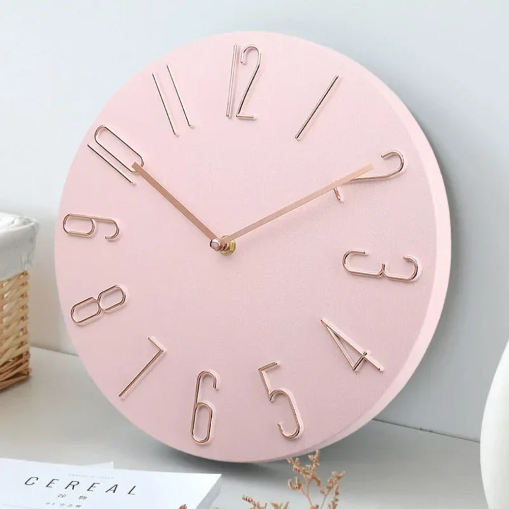 Orologio Parete Silenzioso Rotondo Numeri Moderno - Image 1