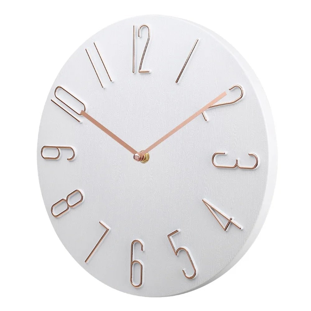Orologio Parete Silenzioso Rotondo Numeri Moderno - Image 5