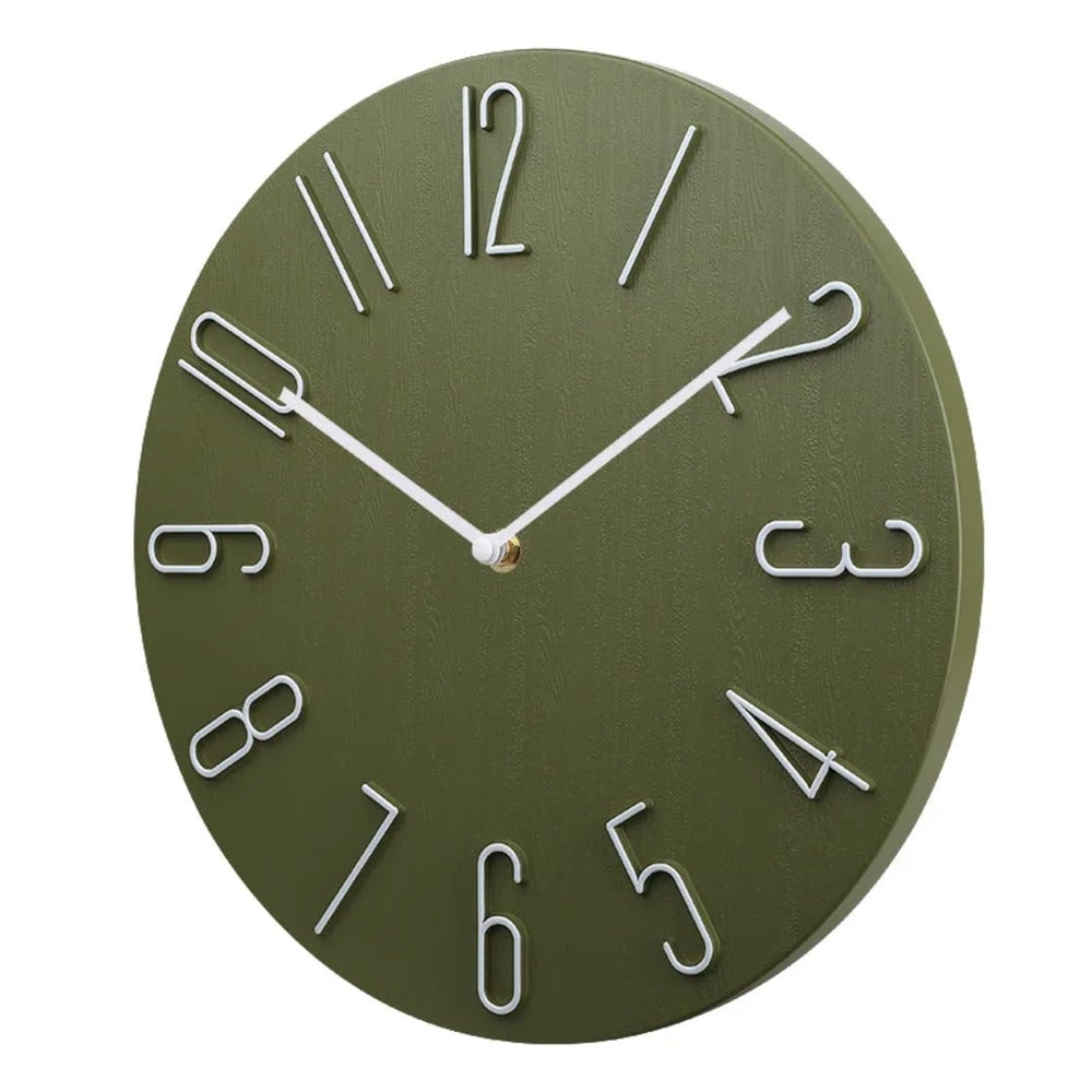 Orologio Parete Silenzioso Rotondo Numeri Moderno - Image 8