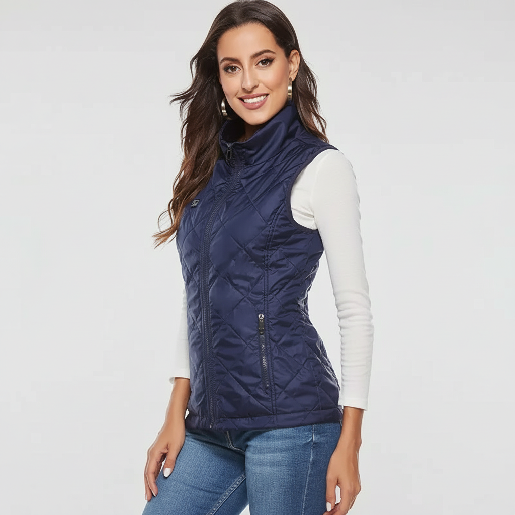 Heated Vest Women Electric Quilted Outdoor Winter