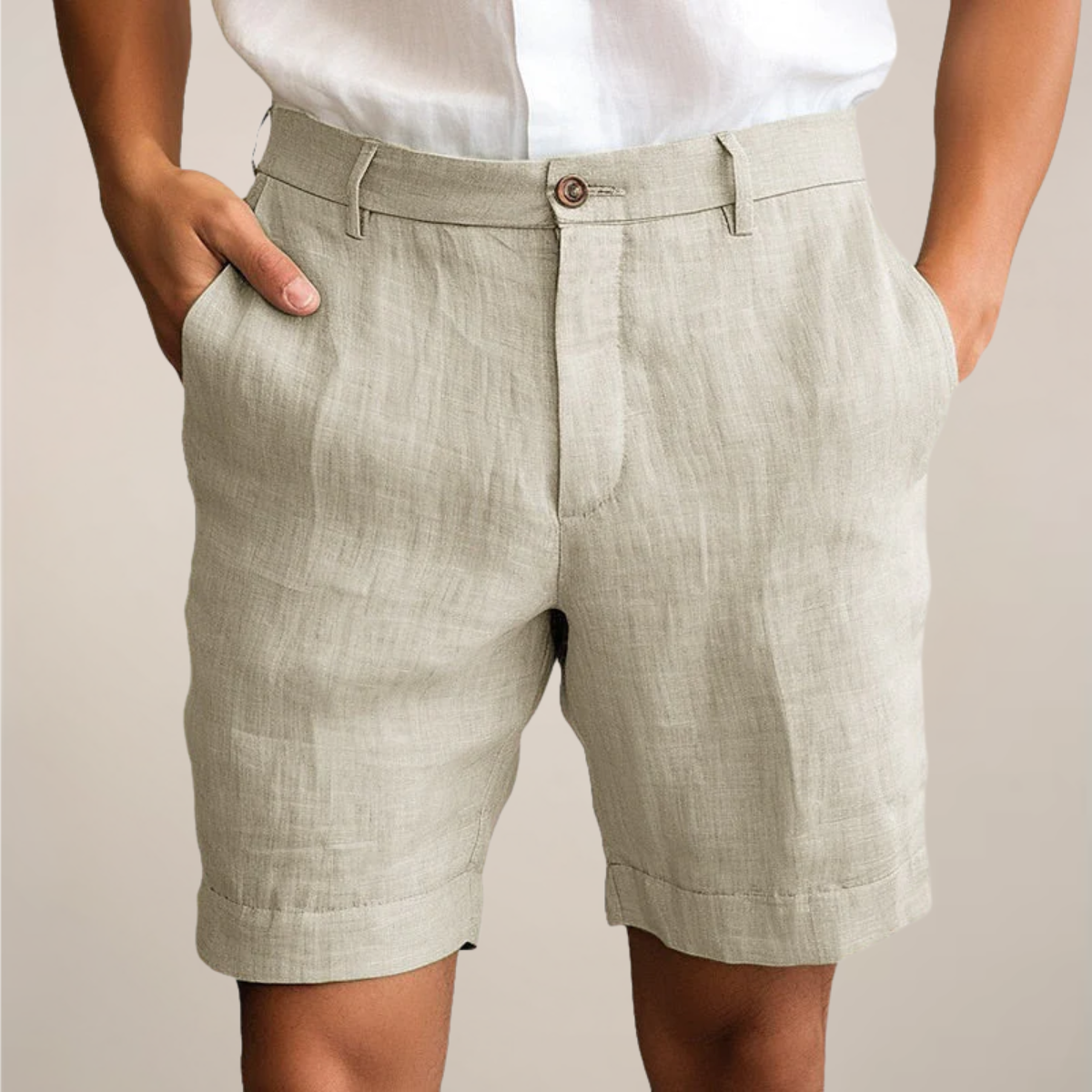 Pantaloncini Estivi Uomo Vestibilità Comoda - Image 1