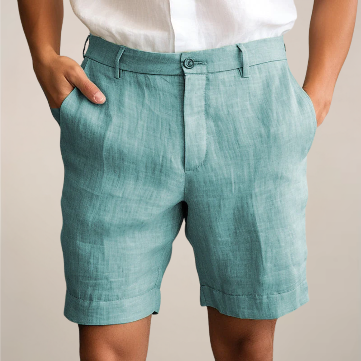 Pantaloncini Estivi Uomo Vestibilità Comoda - Image 2