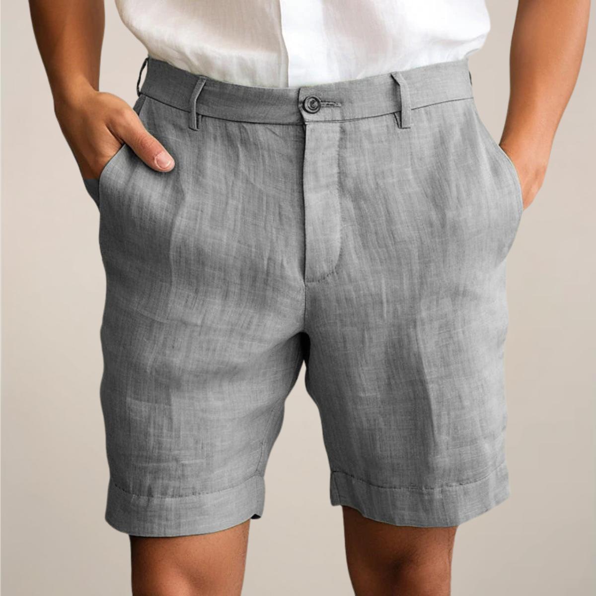 Pantaloncini Estivi Uomo Vestibilità Comoda - Image 4