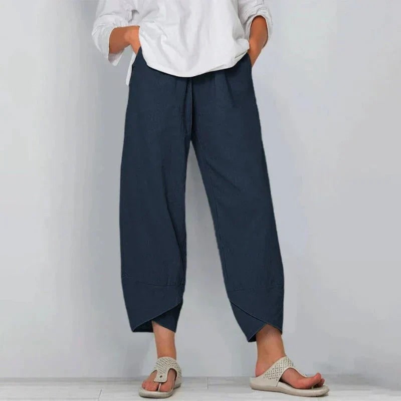 Pantaloni Estivi Pantaloni Leggeri Taglio Ampio - Image 1